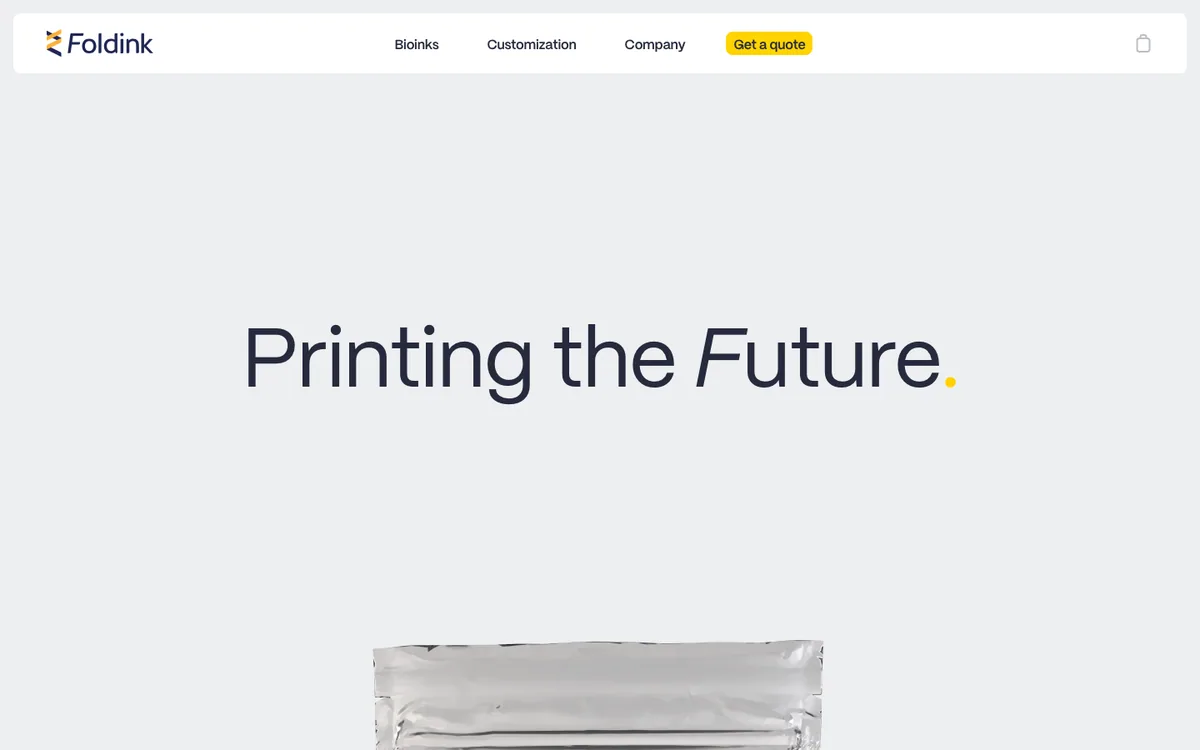 Foldink website preview