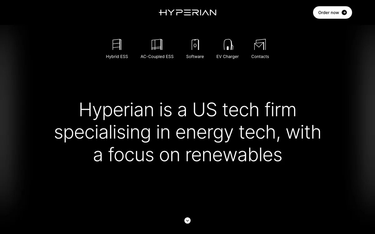 Hyperian website preview